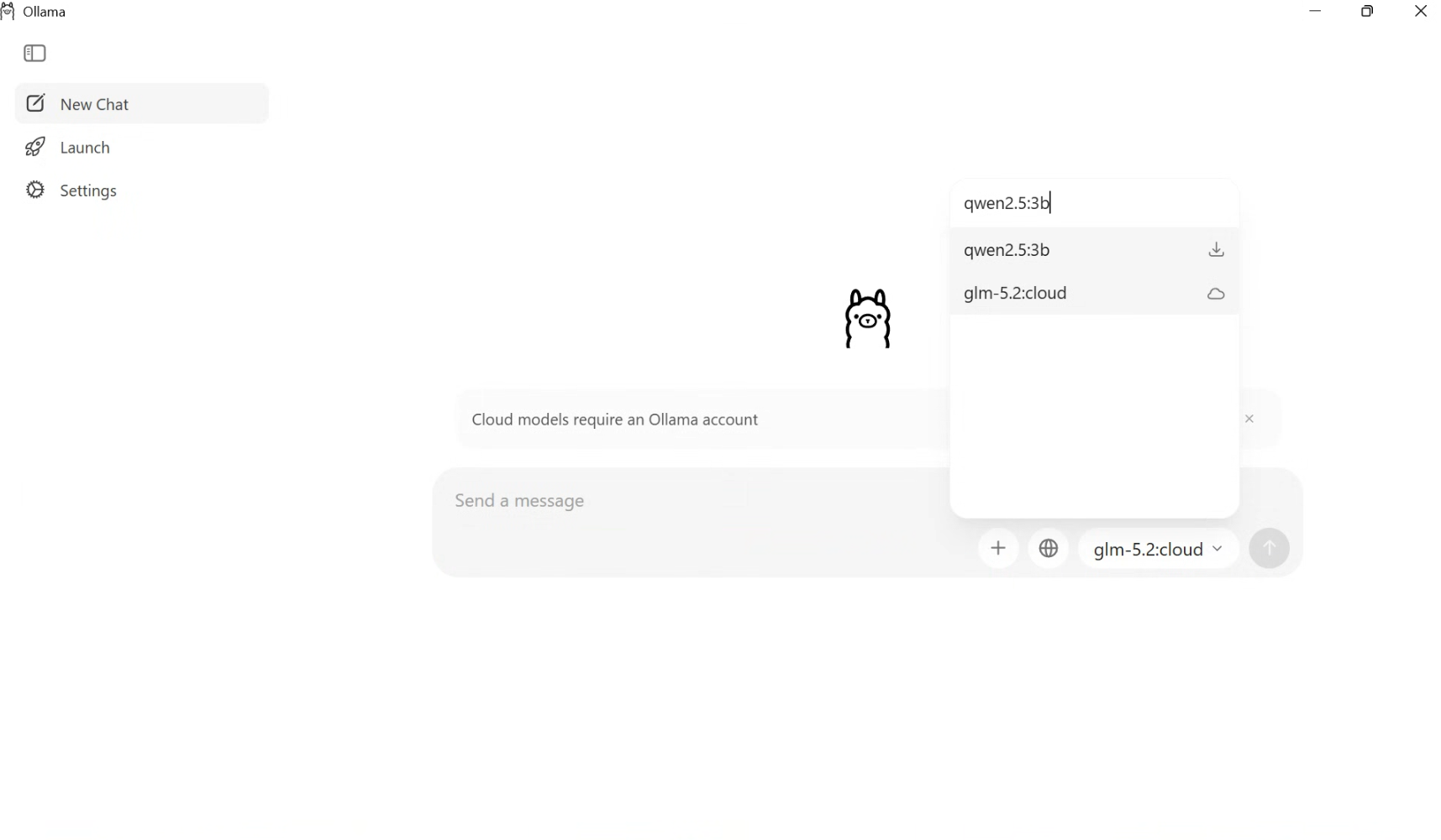 モデル名を入力すると候補が表示される